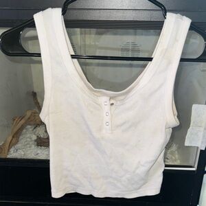 No Boundaries White Tank Top